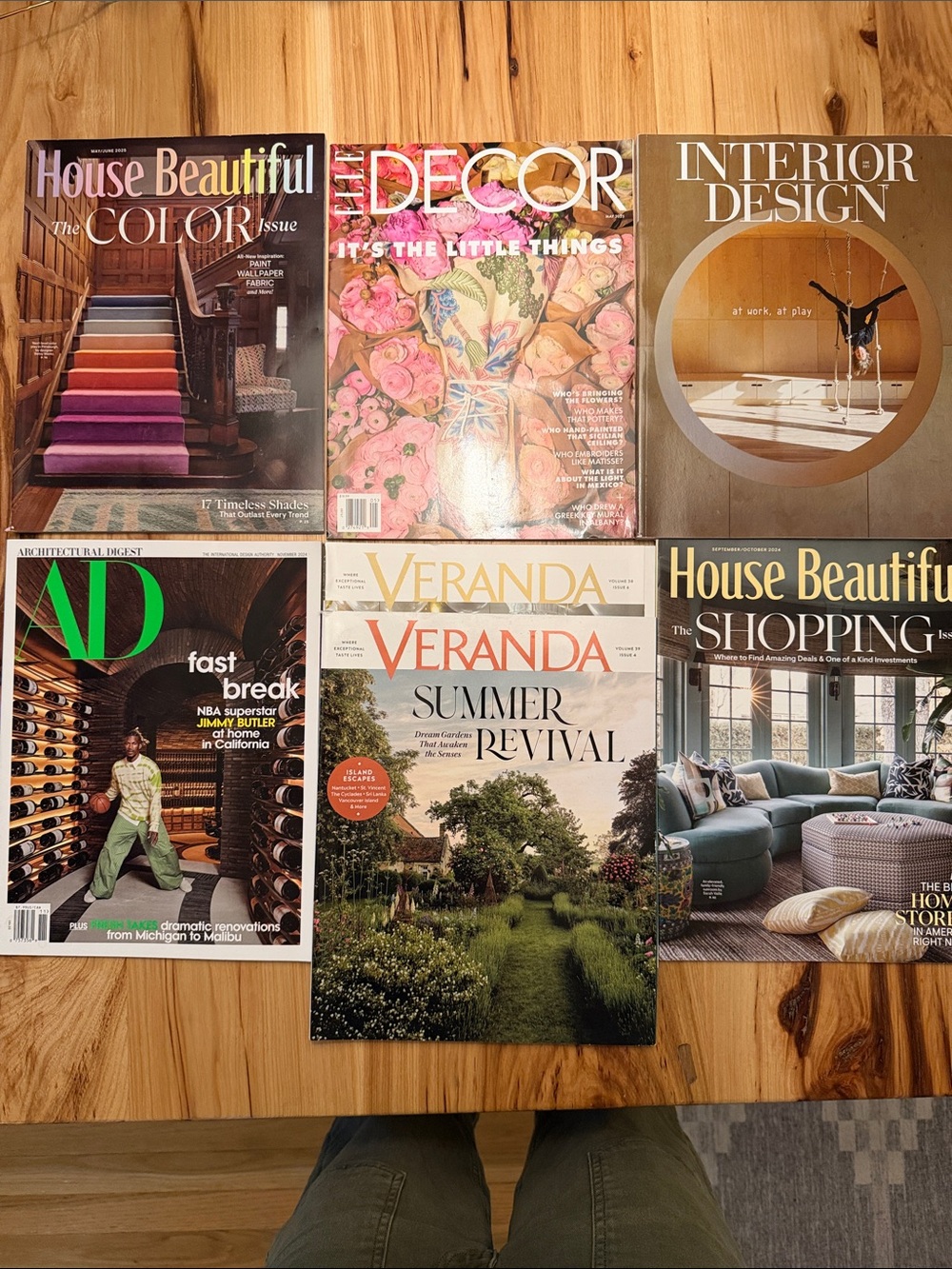 Interior Design, House Beautiful & Decor Magazine Collection - Assorted Covers